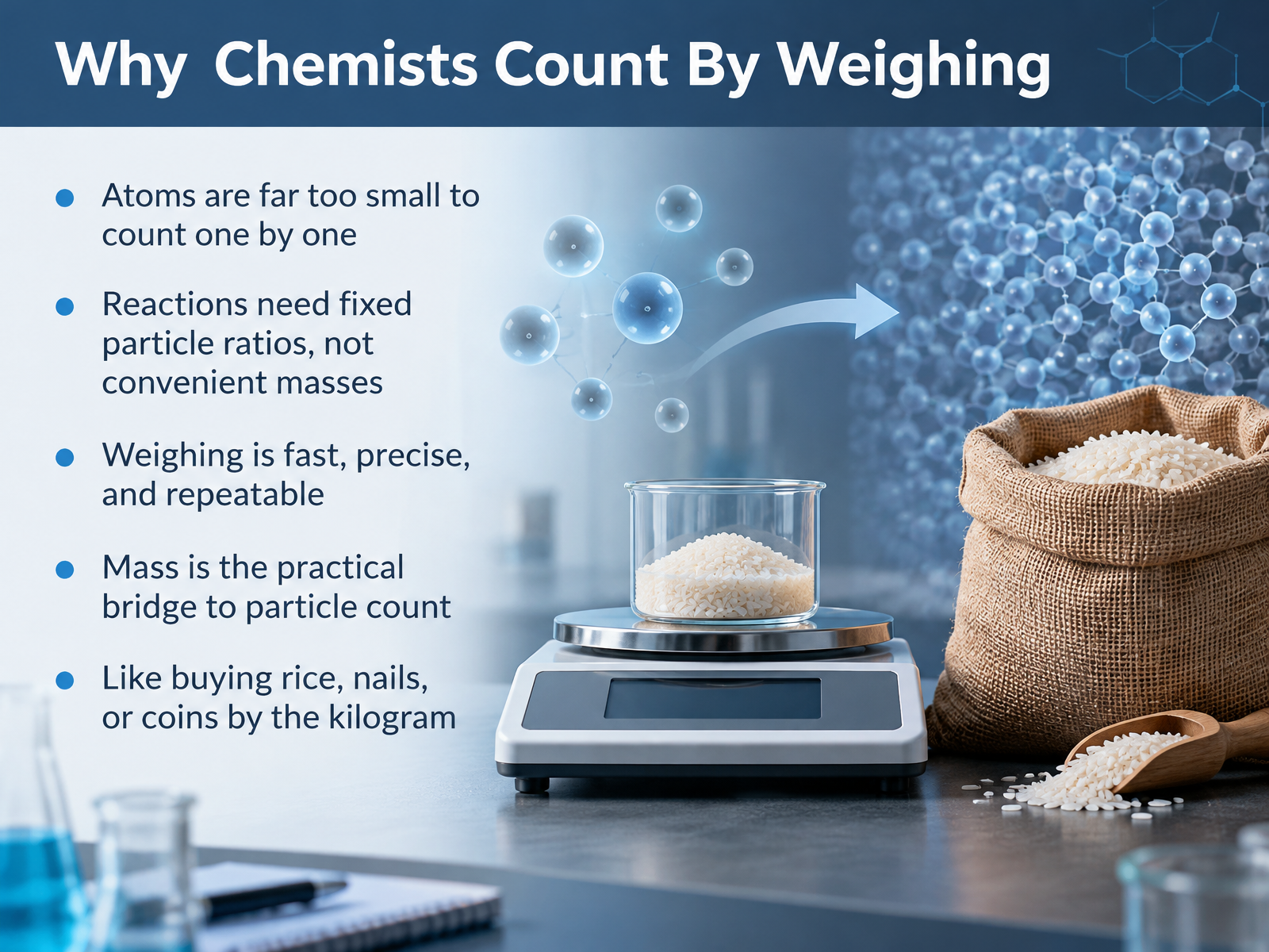 Why Chemists Count By Weighing