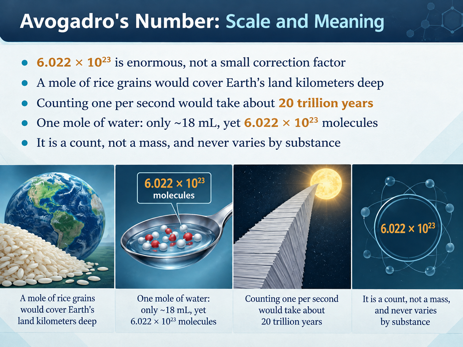 Avogadro's Number: Scale and Meaning