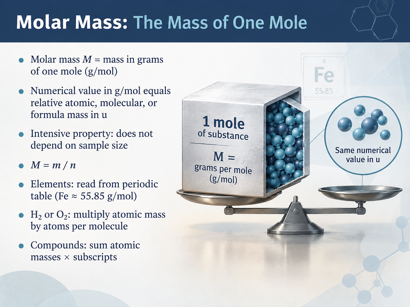 Molar Mass: The Mass of One Mole