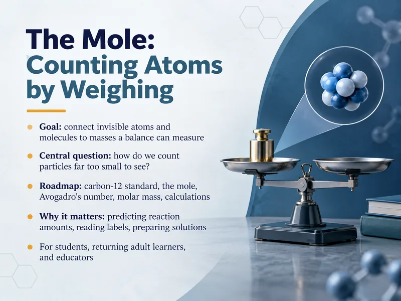 The Mole: Counting Atoms by Weighing — digital-human course