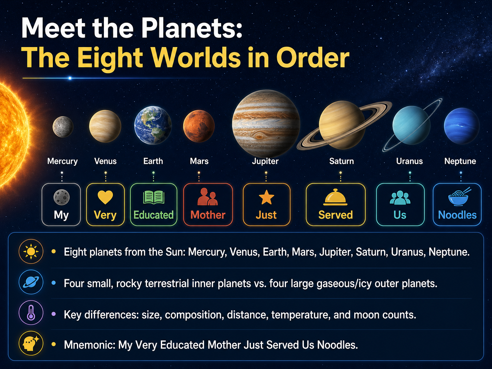 Meet the Planets: The Eight Worlds in Order