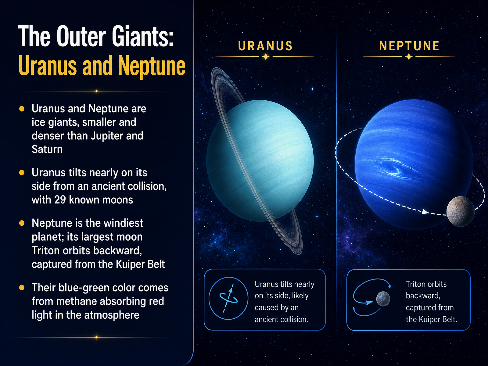 The Outer Giants: Uranus and Neptune