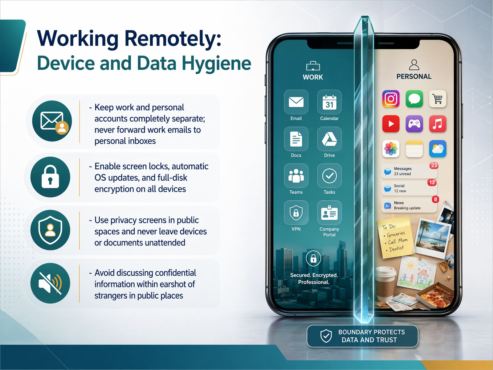 Working Remotely: Device and Data Hygiene