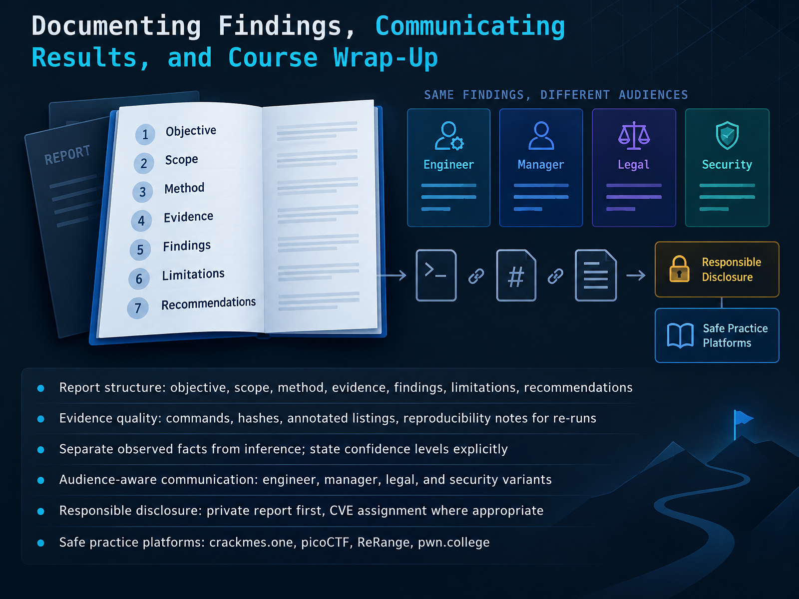 Documenting Findings, Communicating Results, and Course Wrap-Up