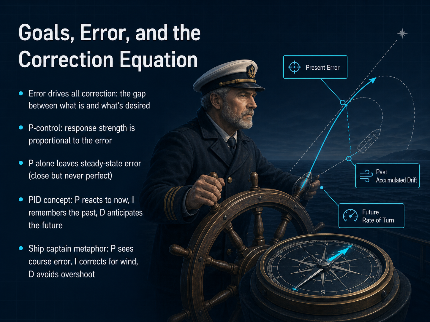 Goals, Error, and the Correction Equation