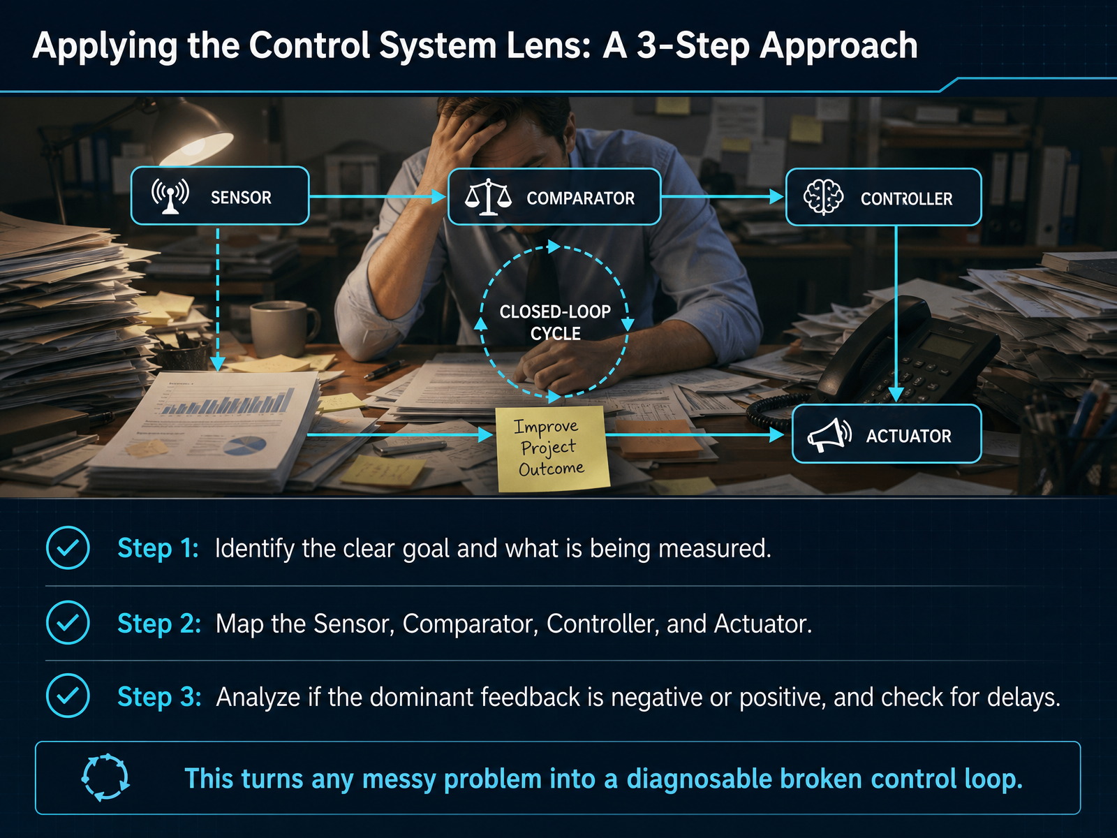 Applying the Control System Lens: A 3-Step Approach