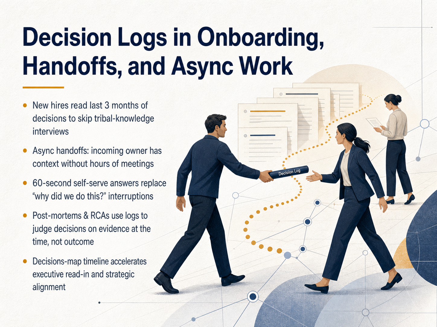 Decision Logs in Onboarding, Handoffs, and Async Work