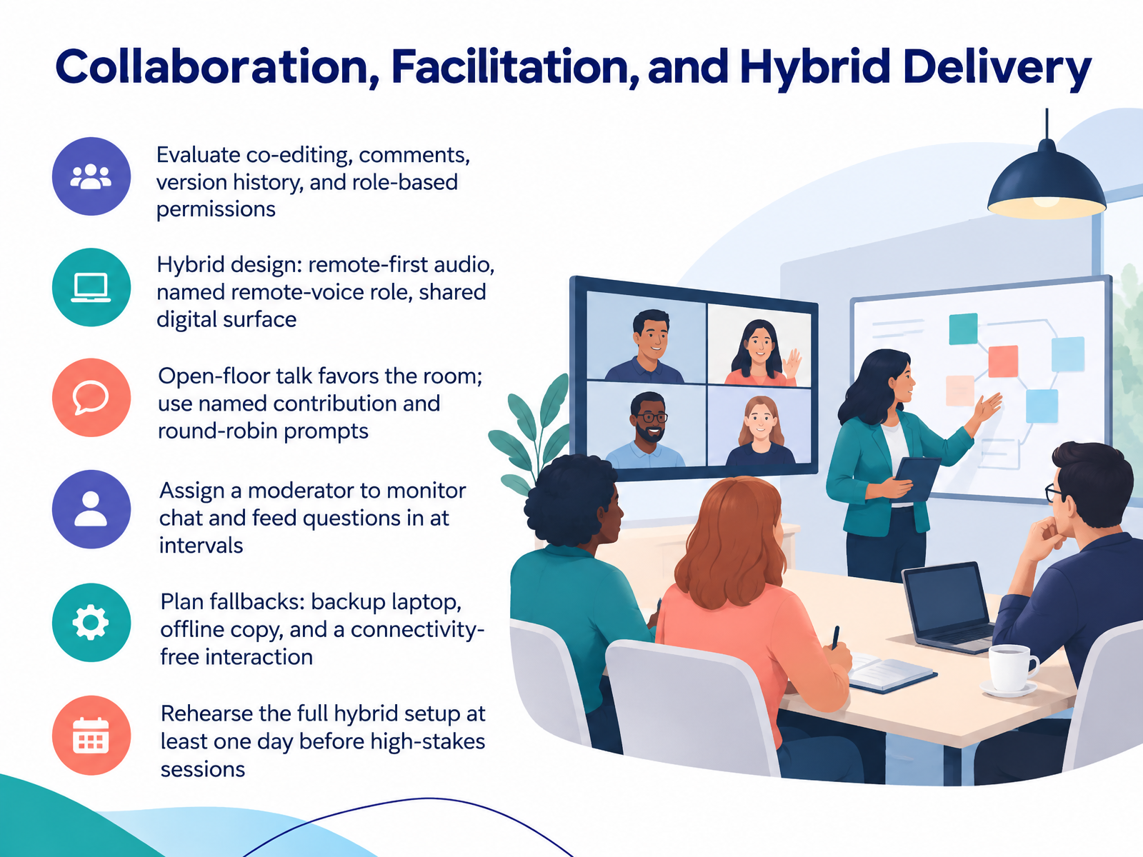 Collaboration, Facilitation, and Hybrid Delivery