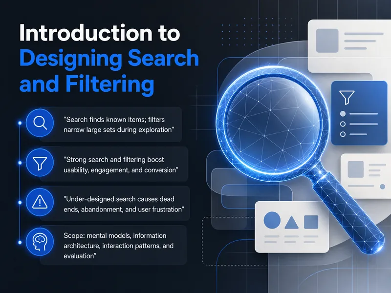 Search and Filtering Design — digital-human course