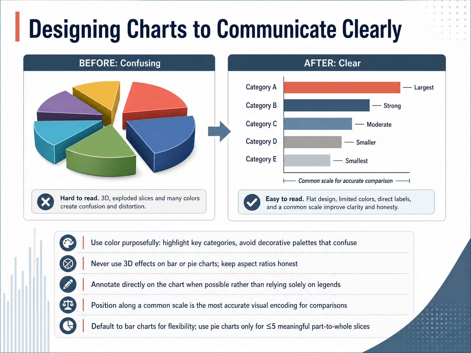 Designing Charts to Communicate Clearly