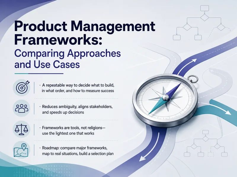 Product Management Frameworks Comparison — digital-human course