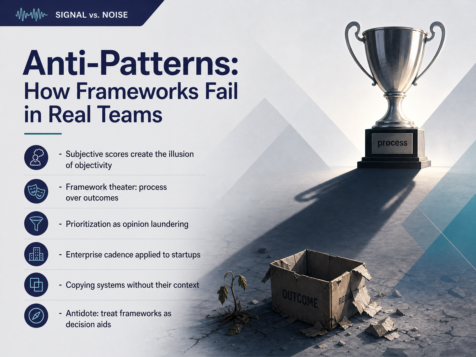 Anti-Patterns: How Frameworks Fail in Real Teams