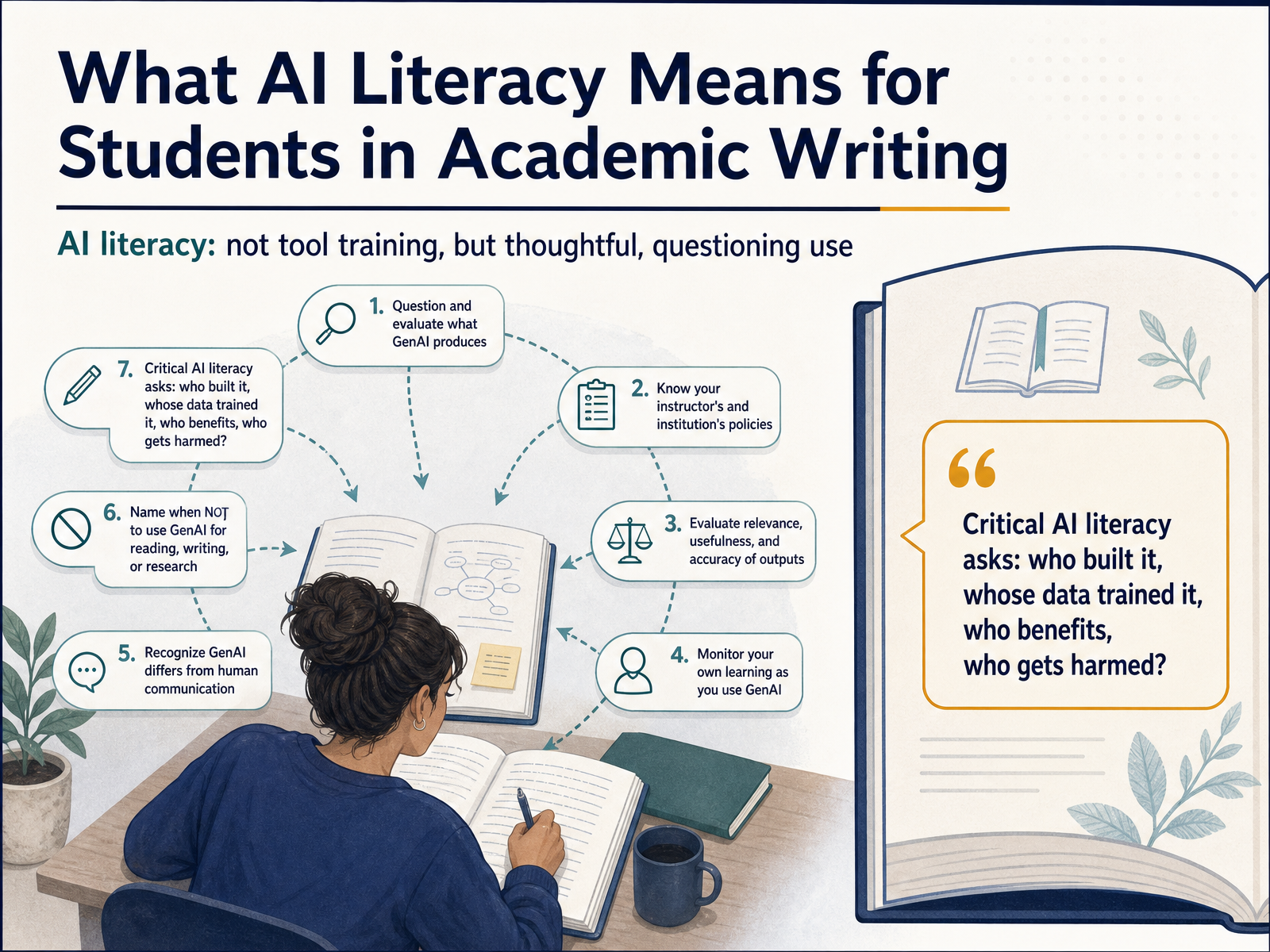 What AI Literacy Means for Students in Academic Writing