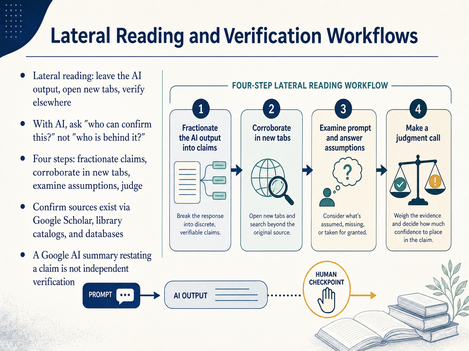 Lateral Reading and Verification Workflows