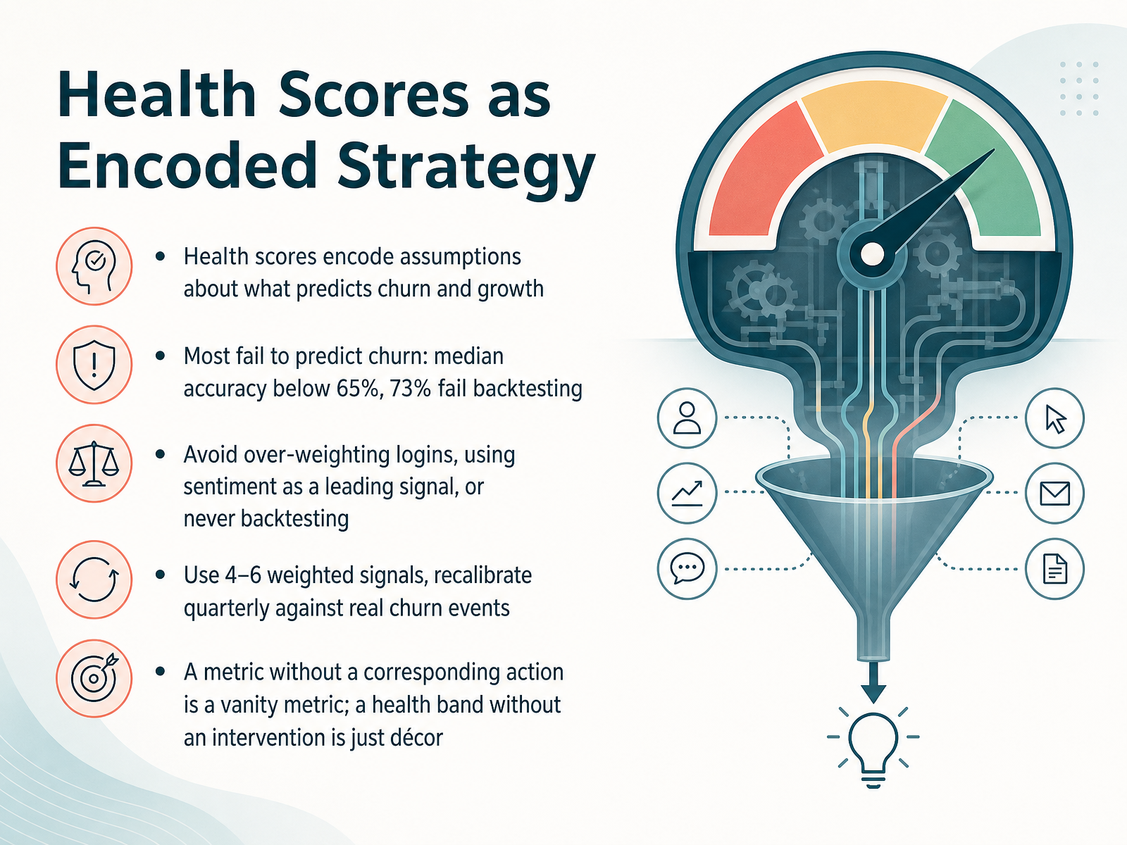 Health Scores as Encoded Strategy