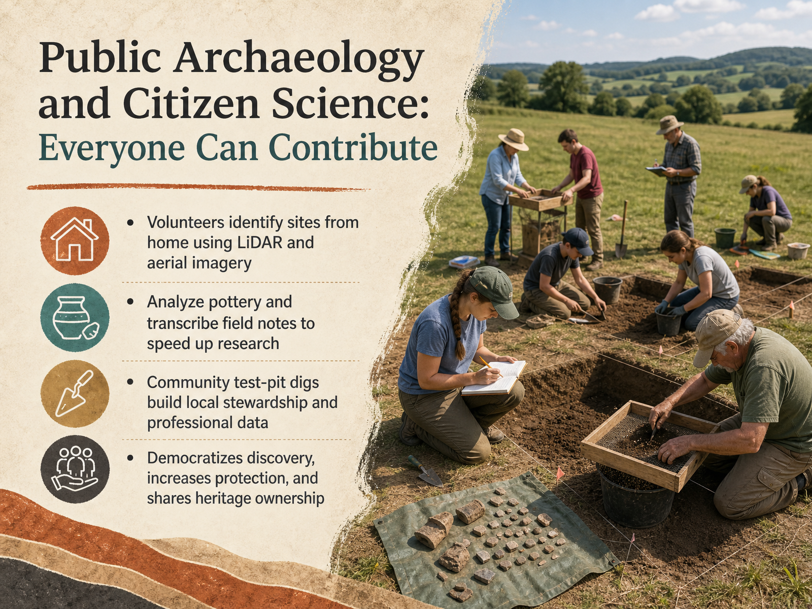 Public Archaeology and Citizen Science: Everyone Can Contribute