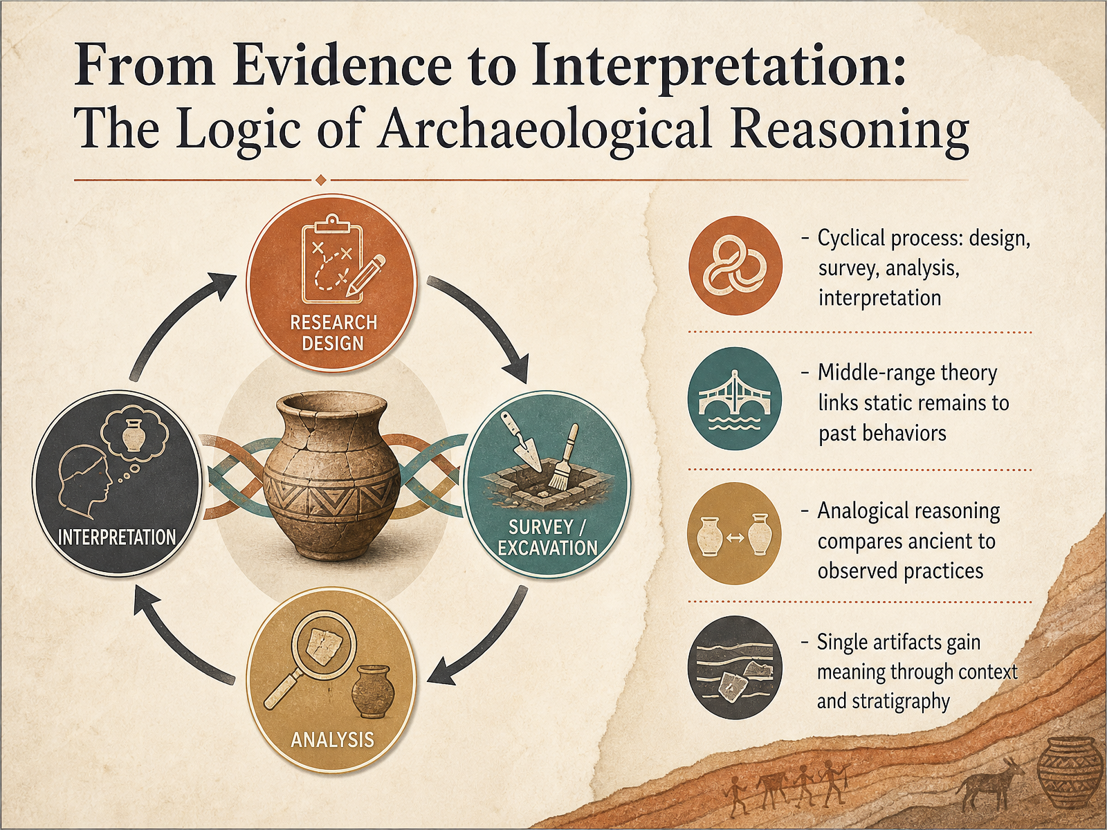 From Evidence to Interpretation: The Logic of Archaeological Reasoning