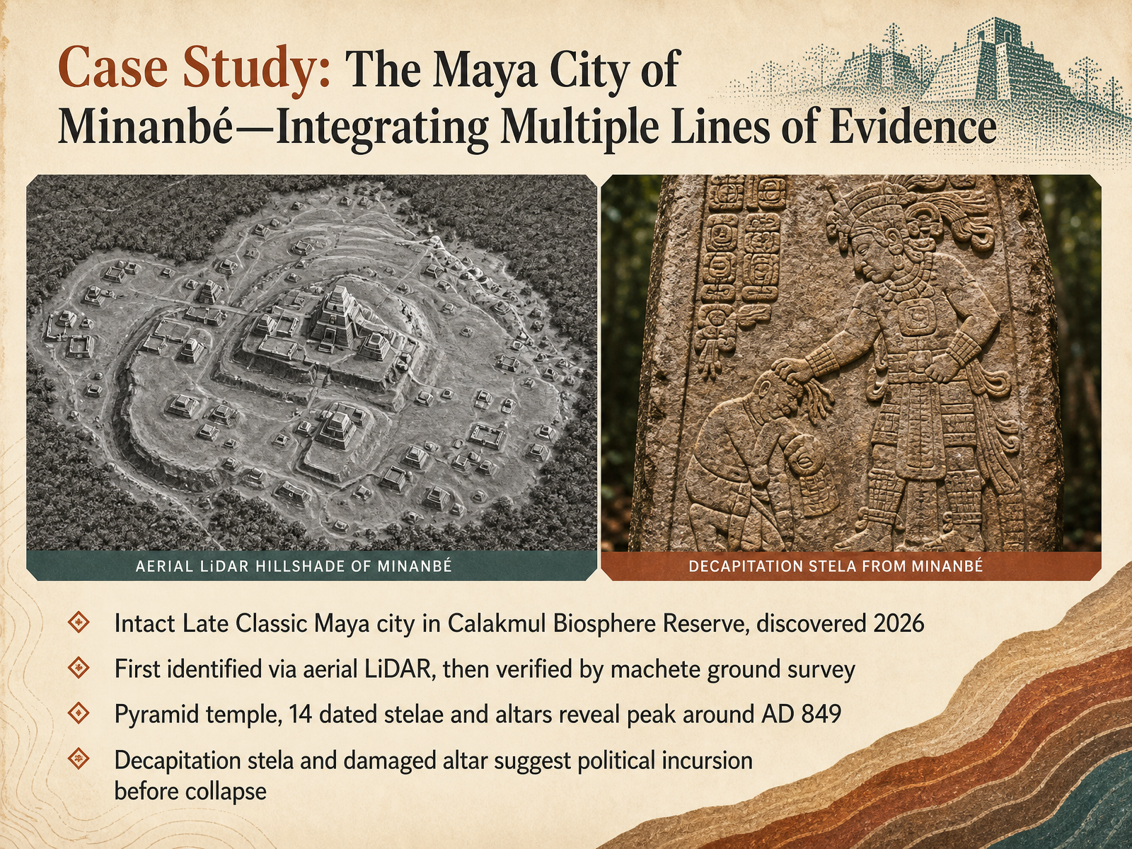 Case Study: The Maya City of Minanbé—Integrating Multiple Lines of Evidence