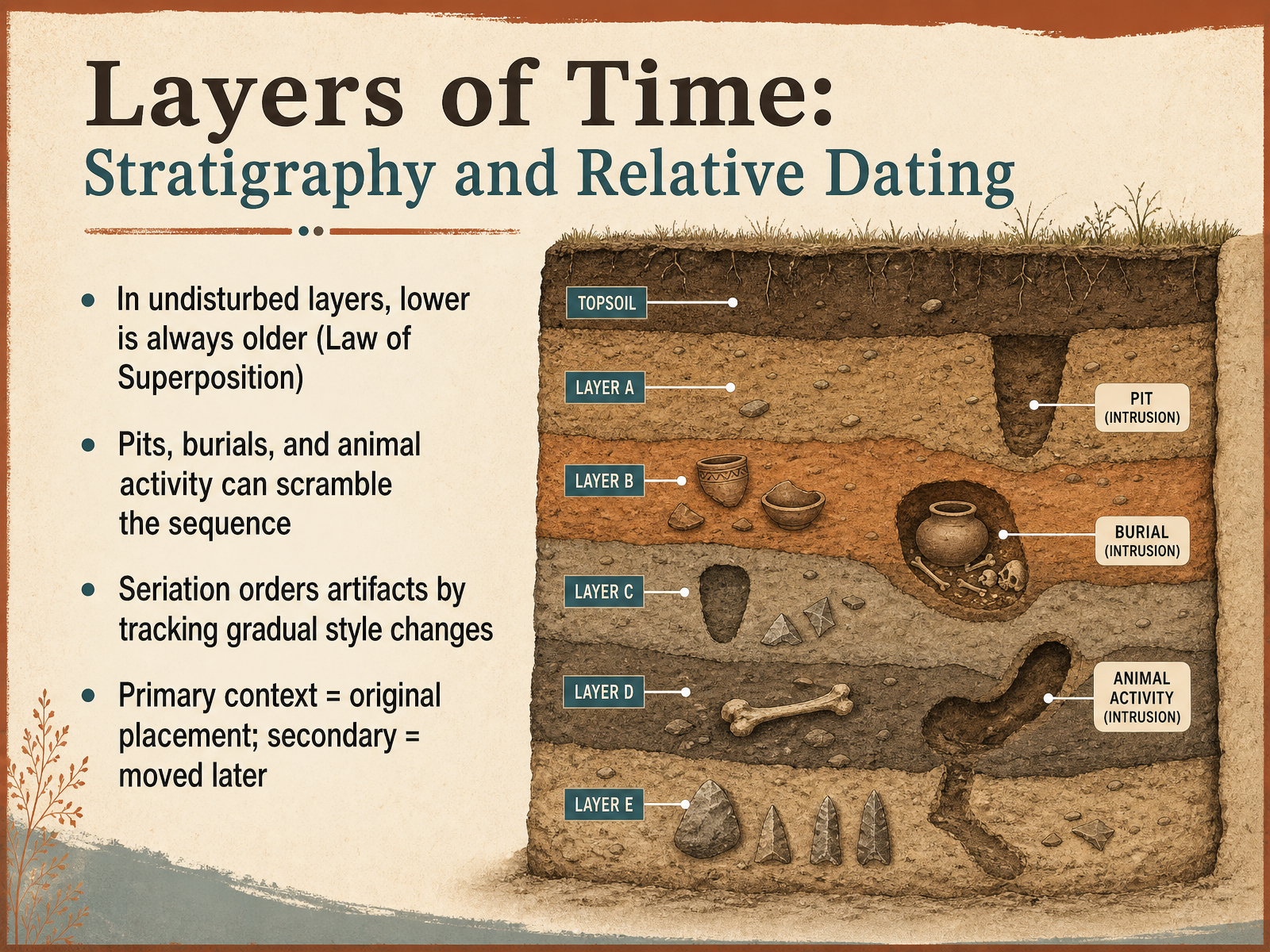 Layers of Time: Stratigraphy and Relative Dating