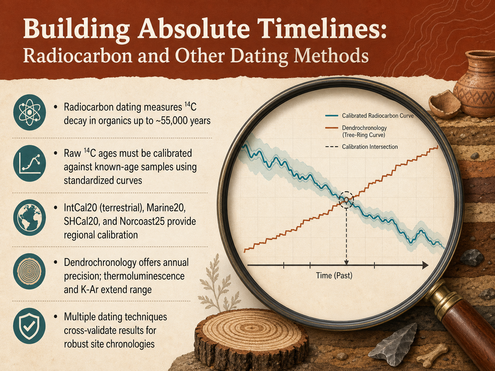 Building Absolute Timelines: Radiocarbon and Other Dating Methods