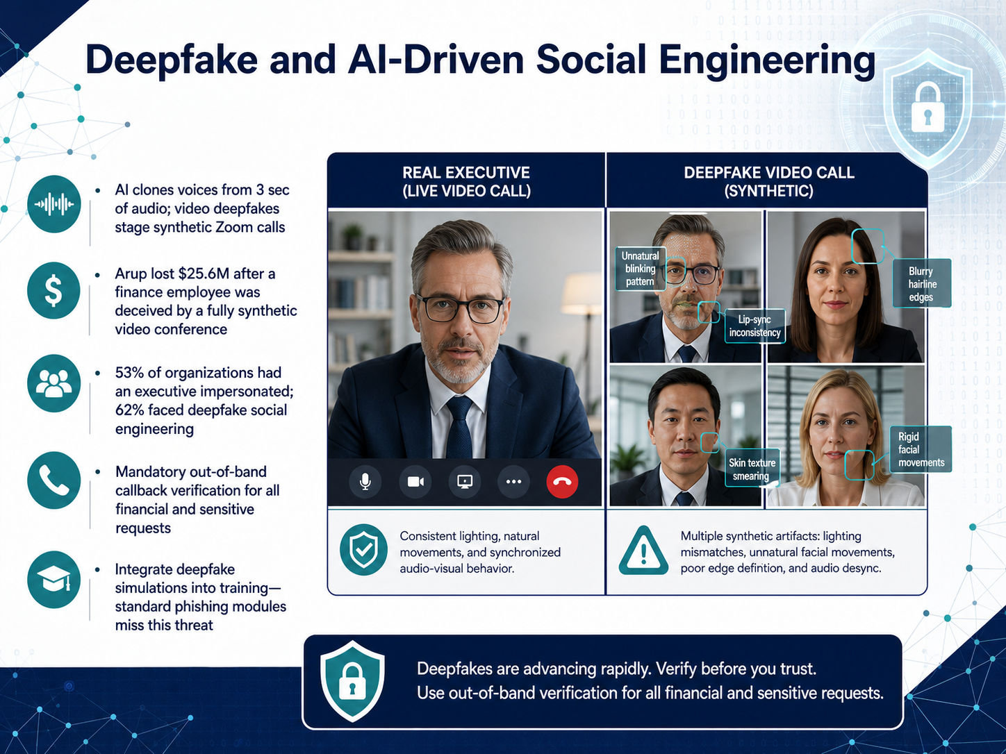Deepfake and AI-Driven Social Engineering