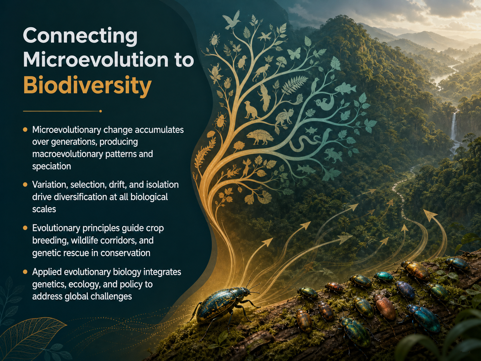 Connecting Microevolution to Biodiversity