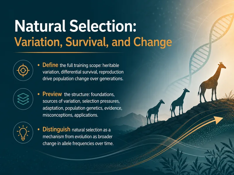 Natural Selection Dynamics — digital-human course