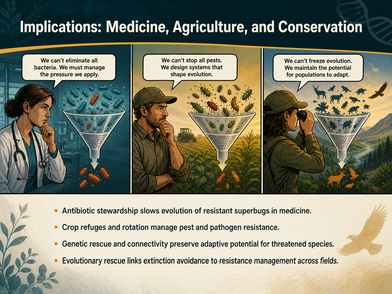 Implications: Medicine, Agriculture, and Conservation