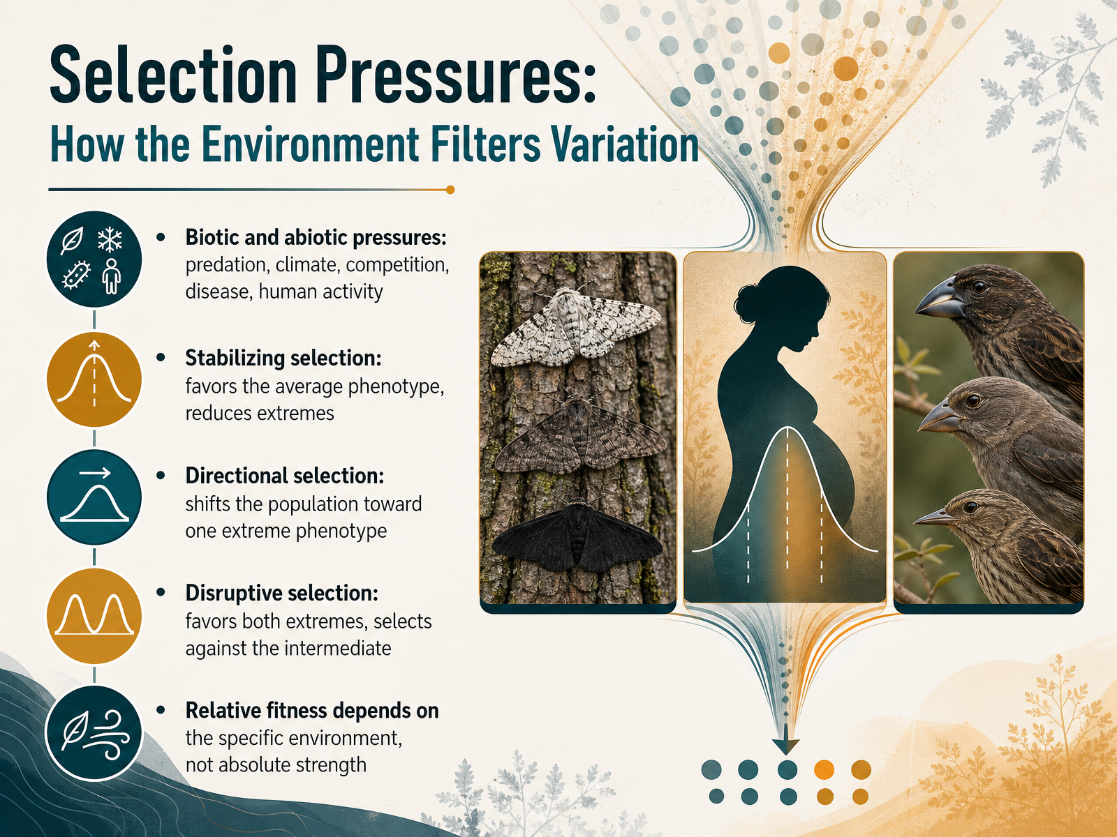 Selection Pressures: How the Environment Filters Variation
