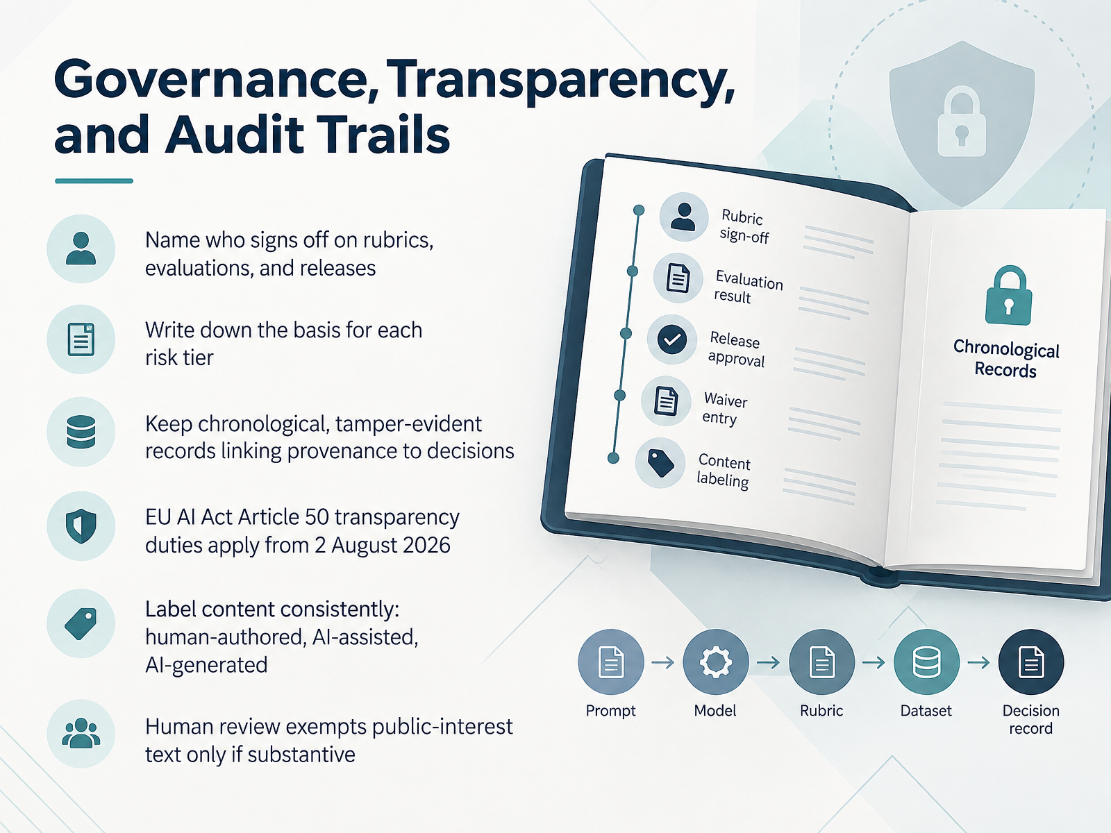 Governance, Transparency, and Audit Trails