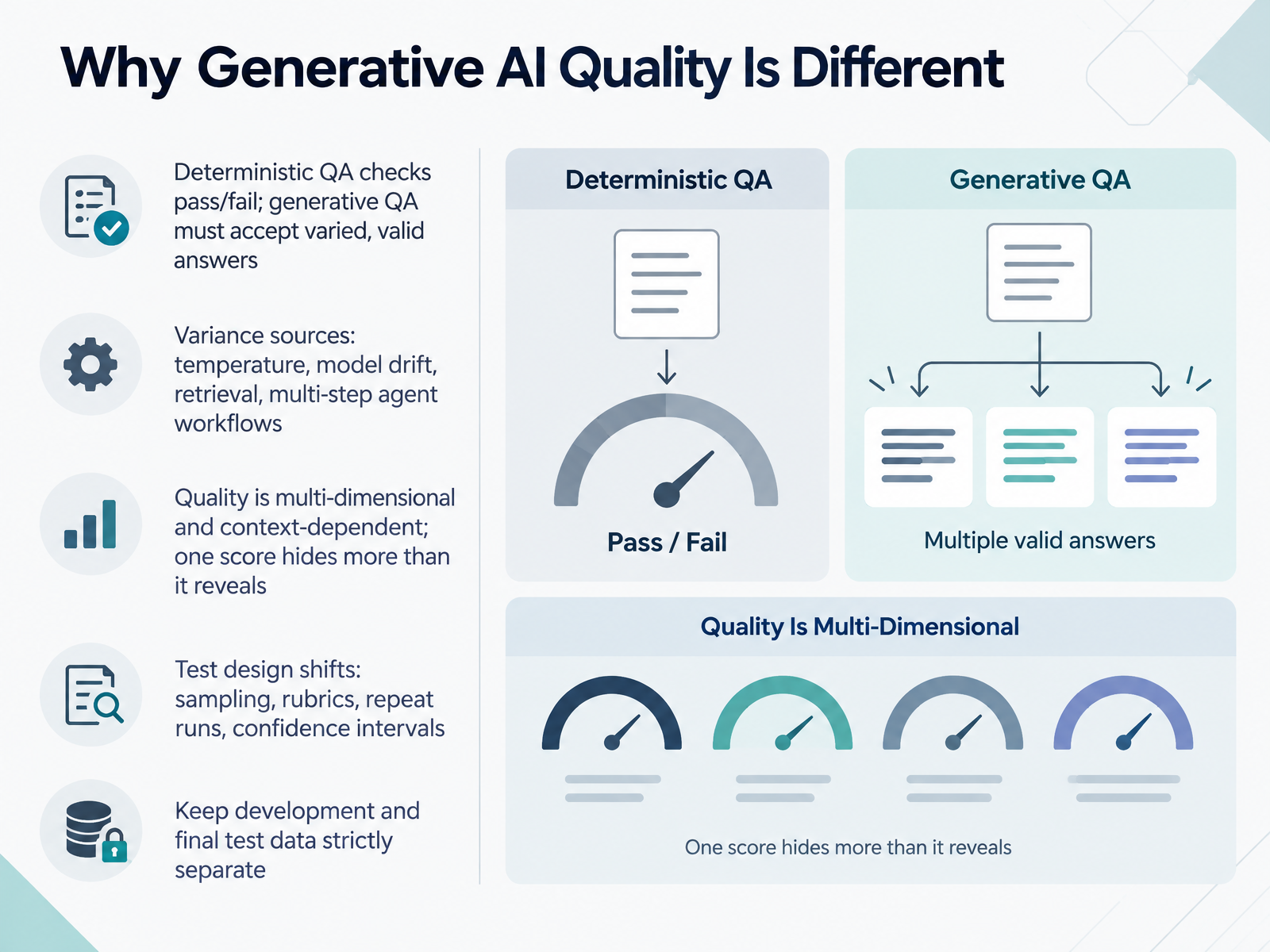 Why Generative AI Quality Is Different