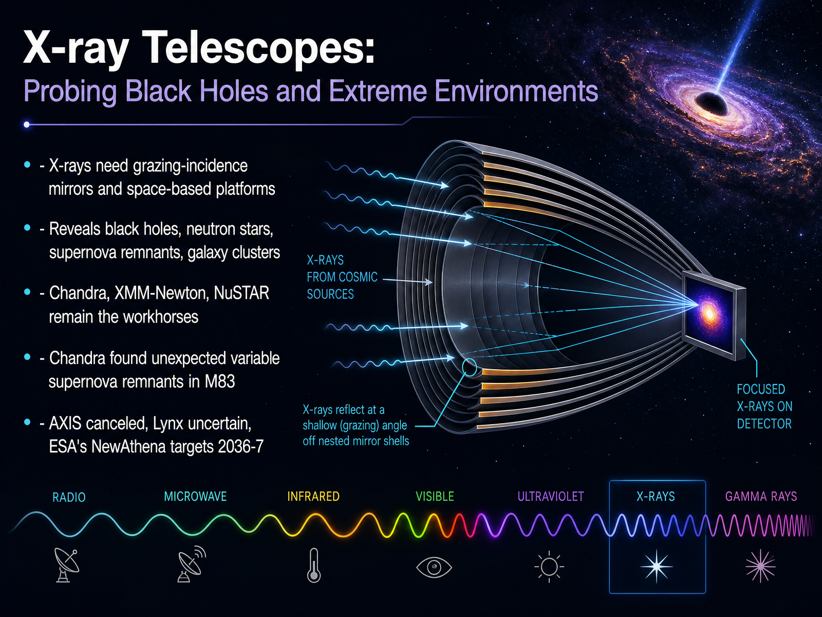 X-ray Telescopes: Probing Black Holes and Extreme Environments