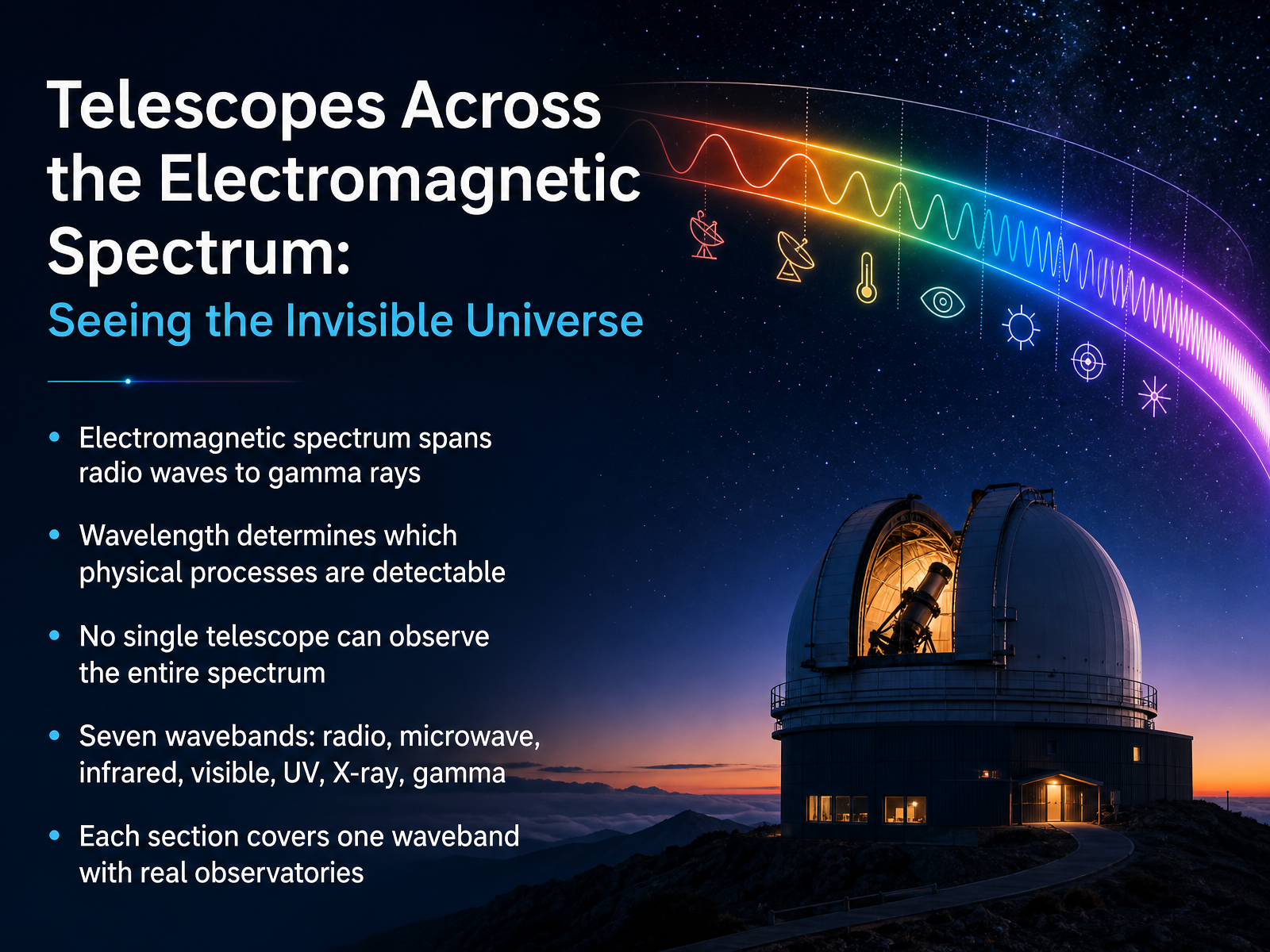 Telescopes Across the EM Spectrum