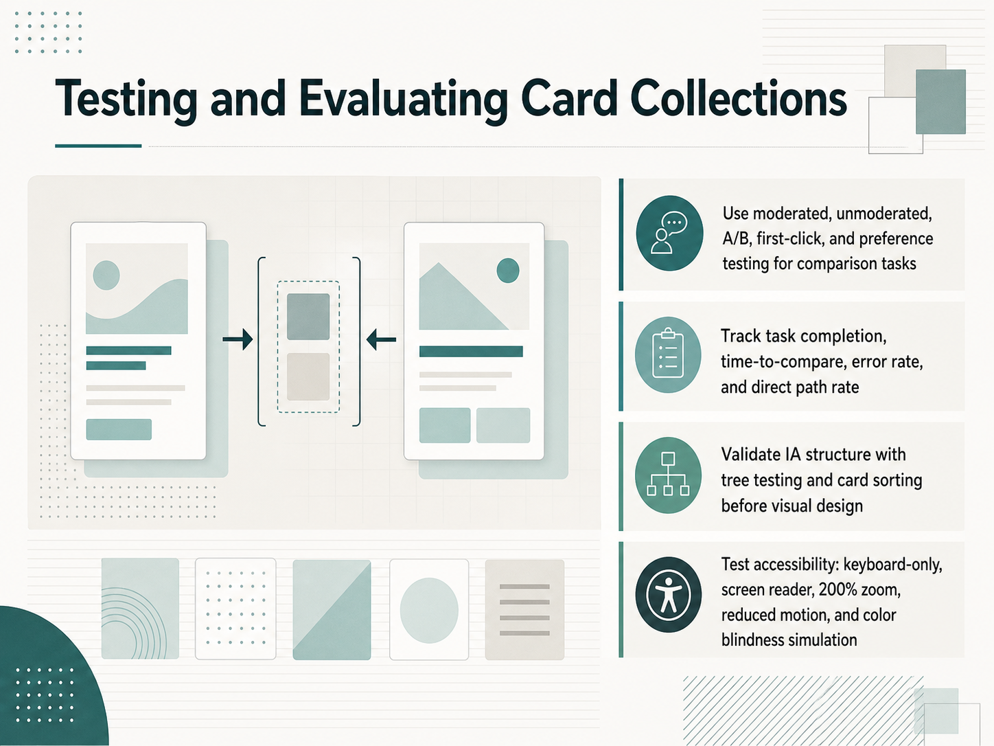 Testing and Evaluating Card Collections