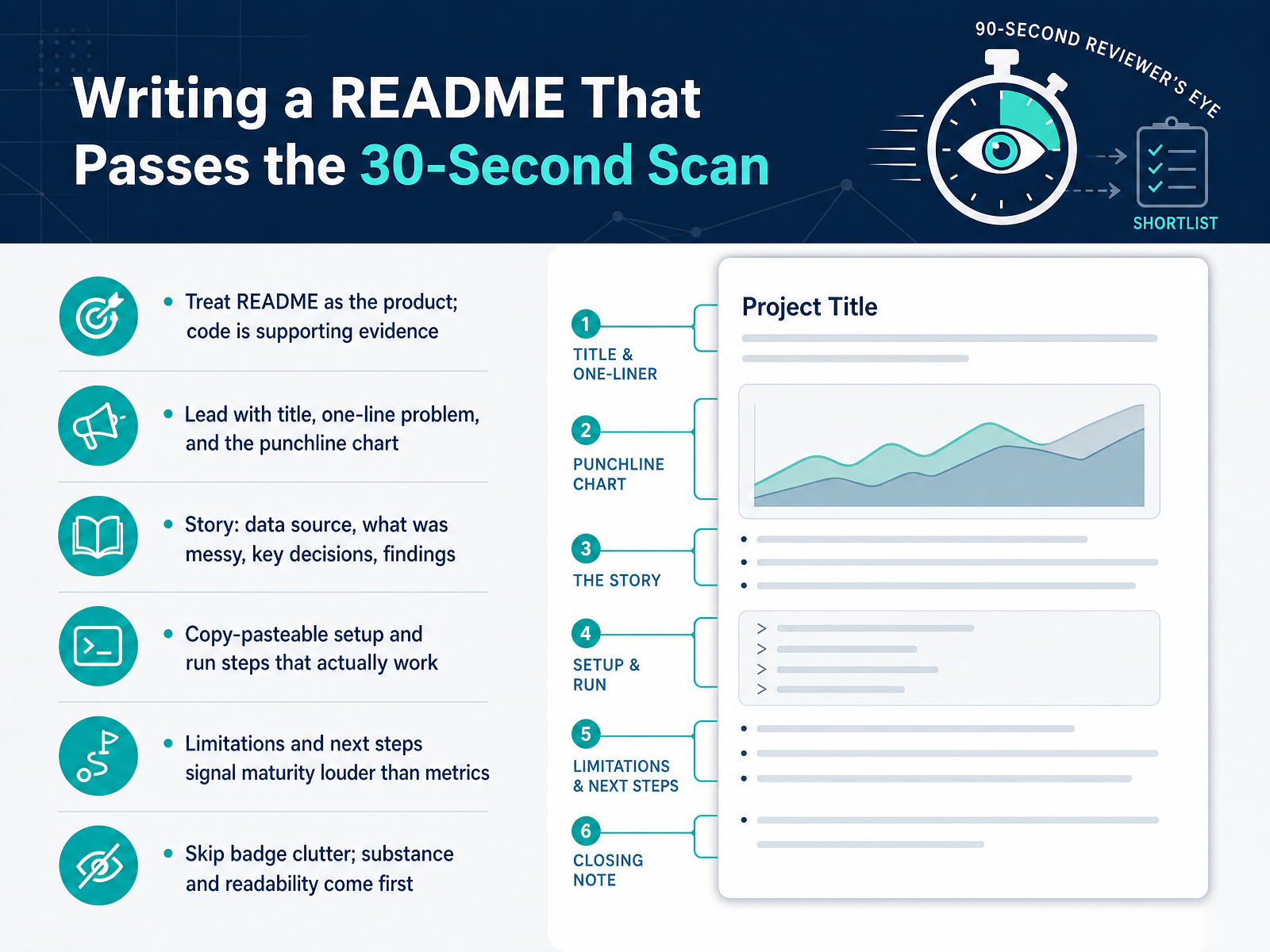Writing a README That Passes the 30-Second Scan