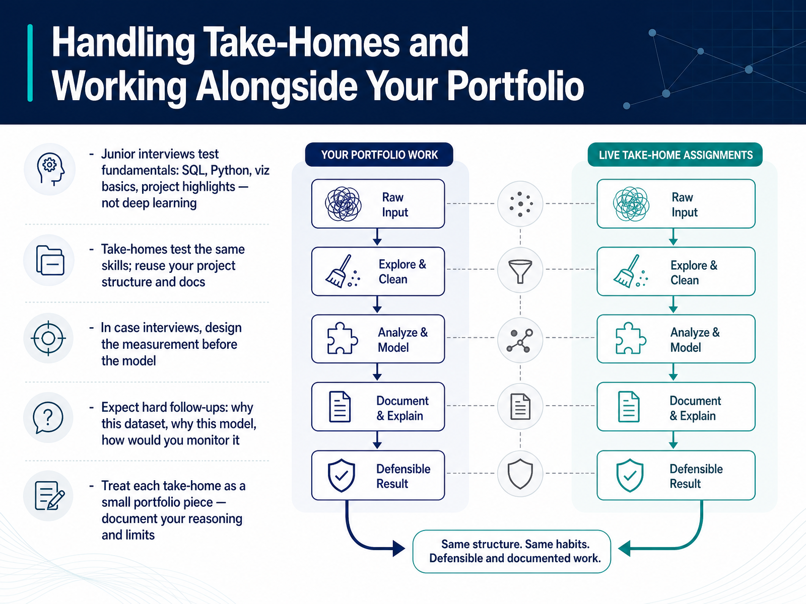 Handling Take-Homes and Working Alongside Your Portfolio