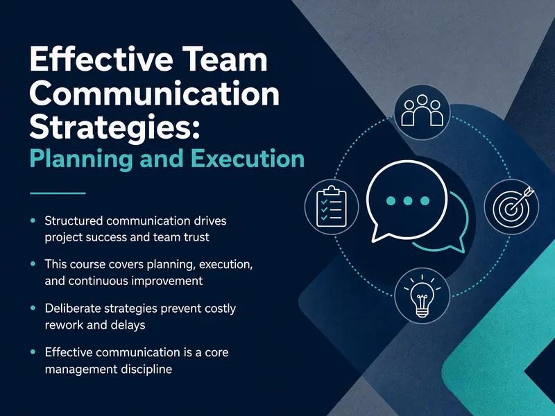 Team Communication Planning and Execution — digital-human course