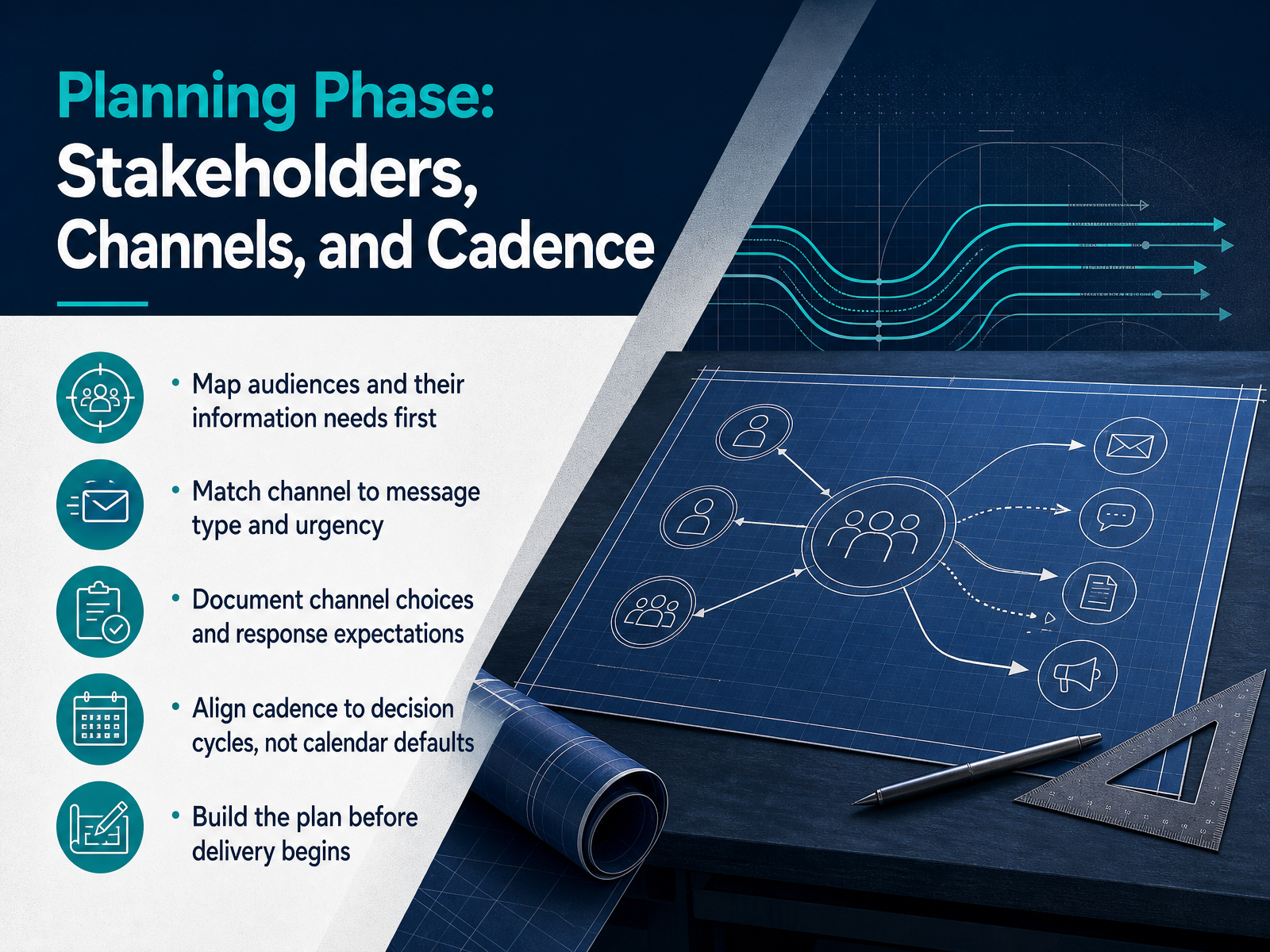 Planning Phase: Stakeholders, Channels, and Cadence