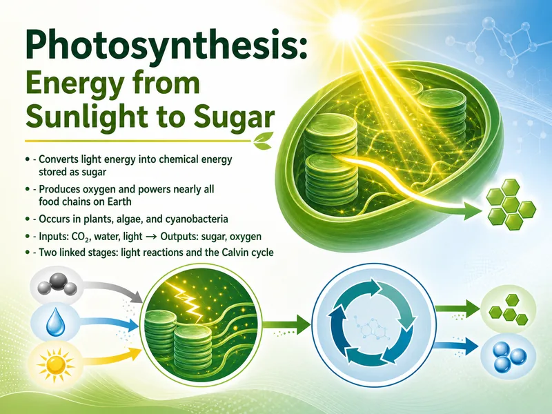 Photosynthesis: Sunlight to Sugar — digital-human course