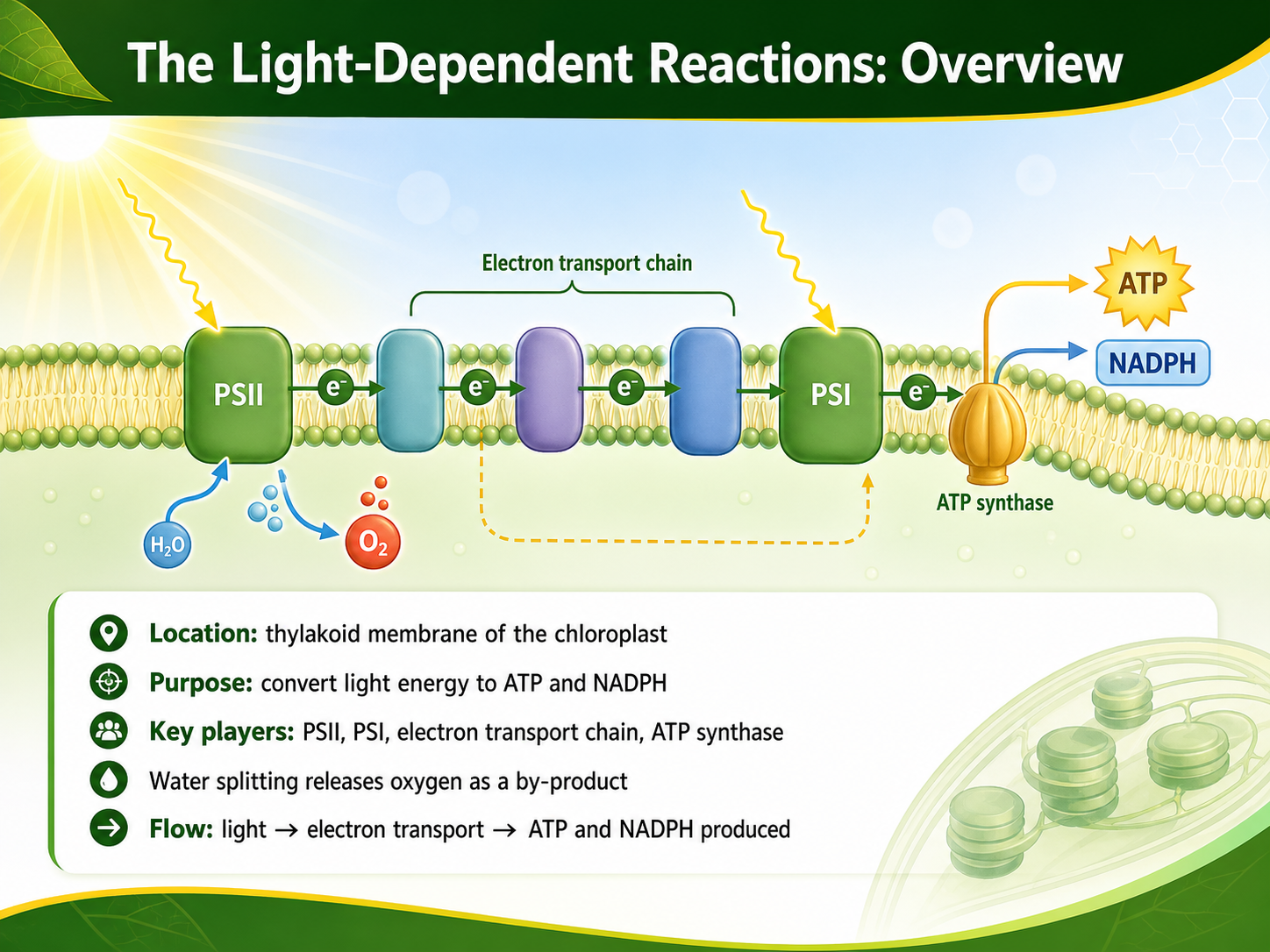 The Light-Dependent Reactions: Overview