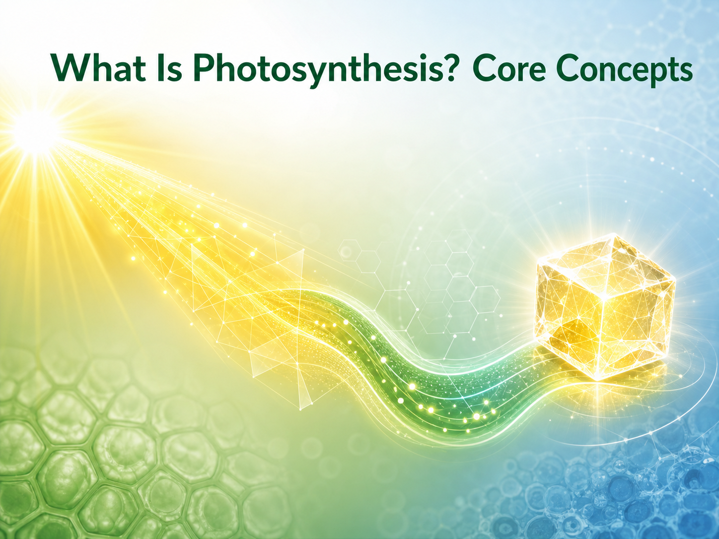 What Is Photosynthesis? Core Concepts