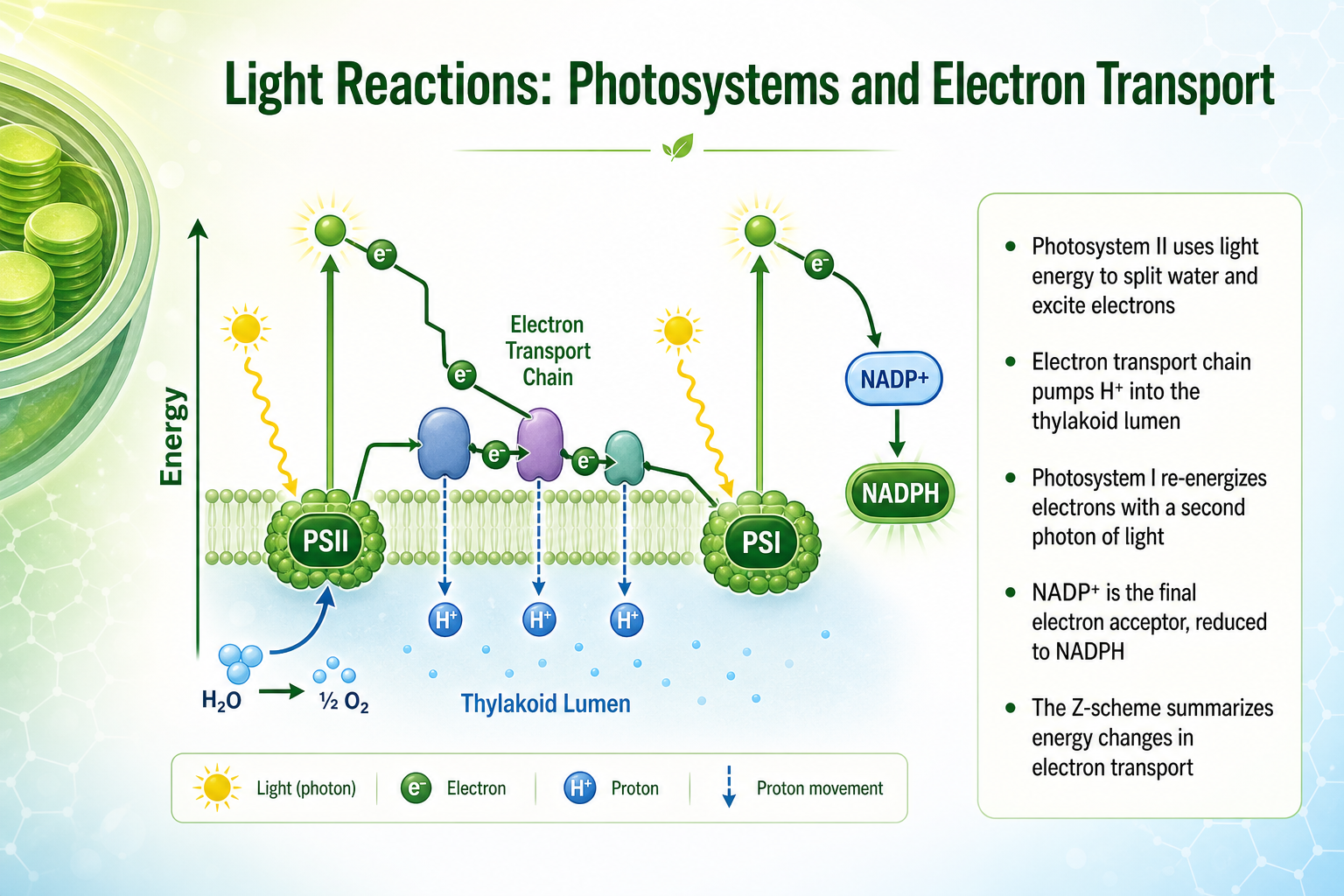 Light Reactions: Photosystems and Electron Transport
