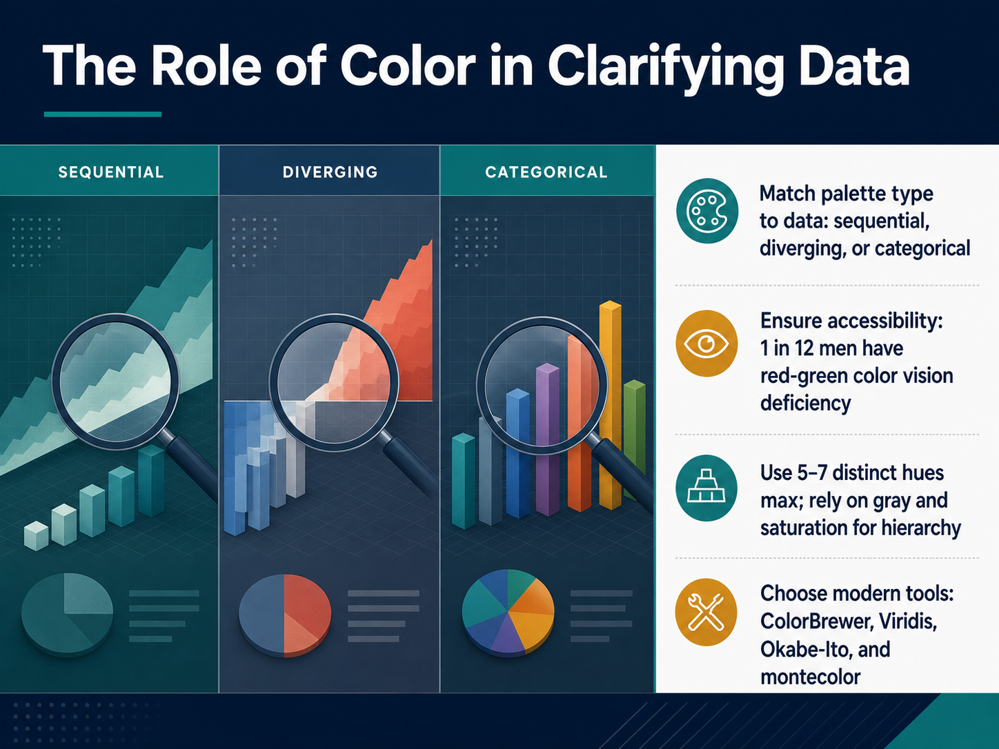 The Role of Color in Clarifying Data