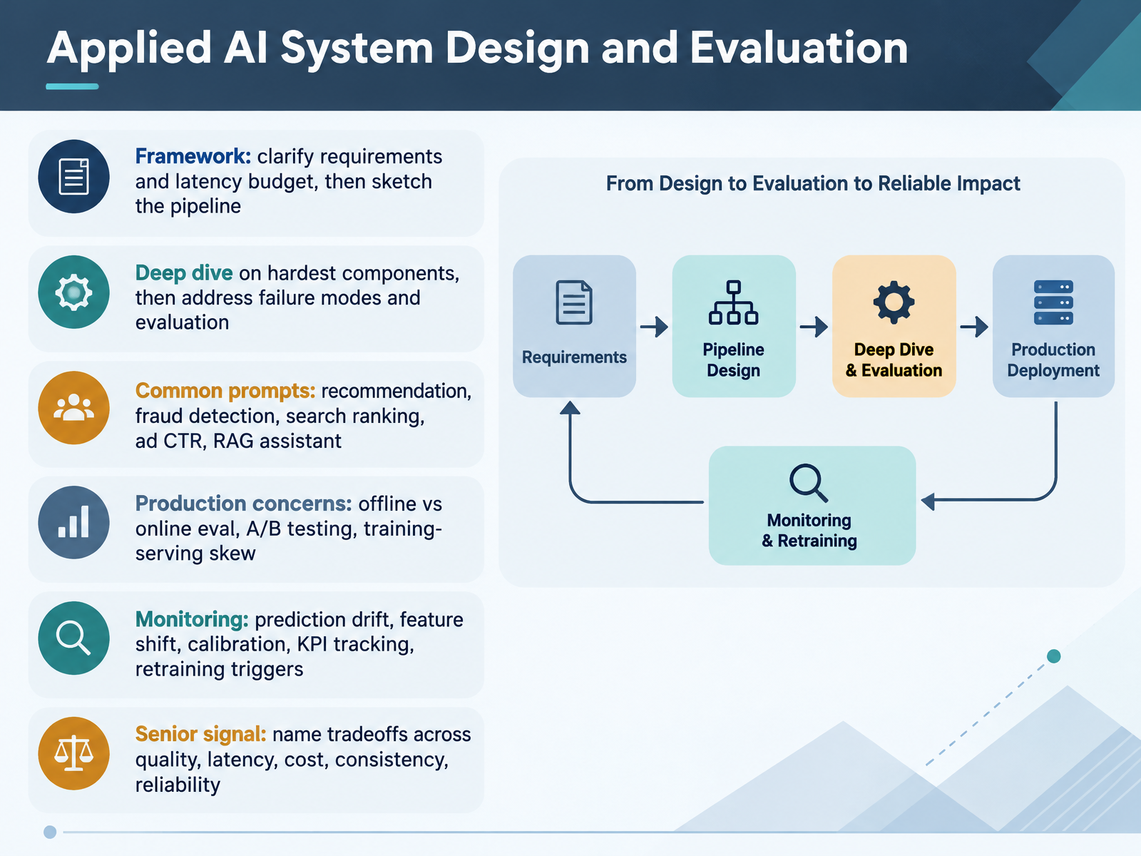 Applied AI System Design and Evaluation