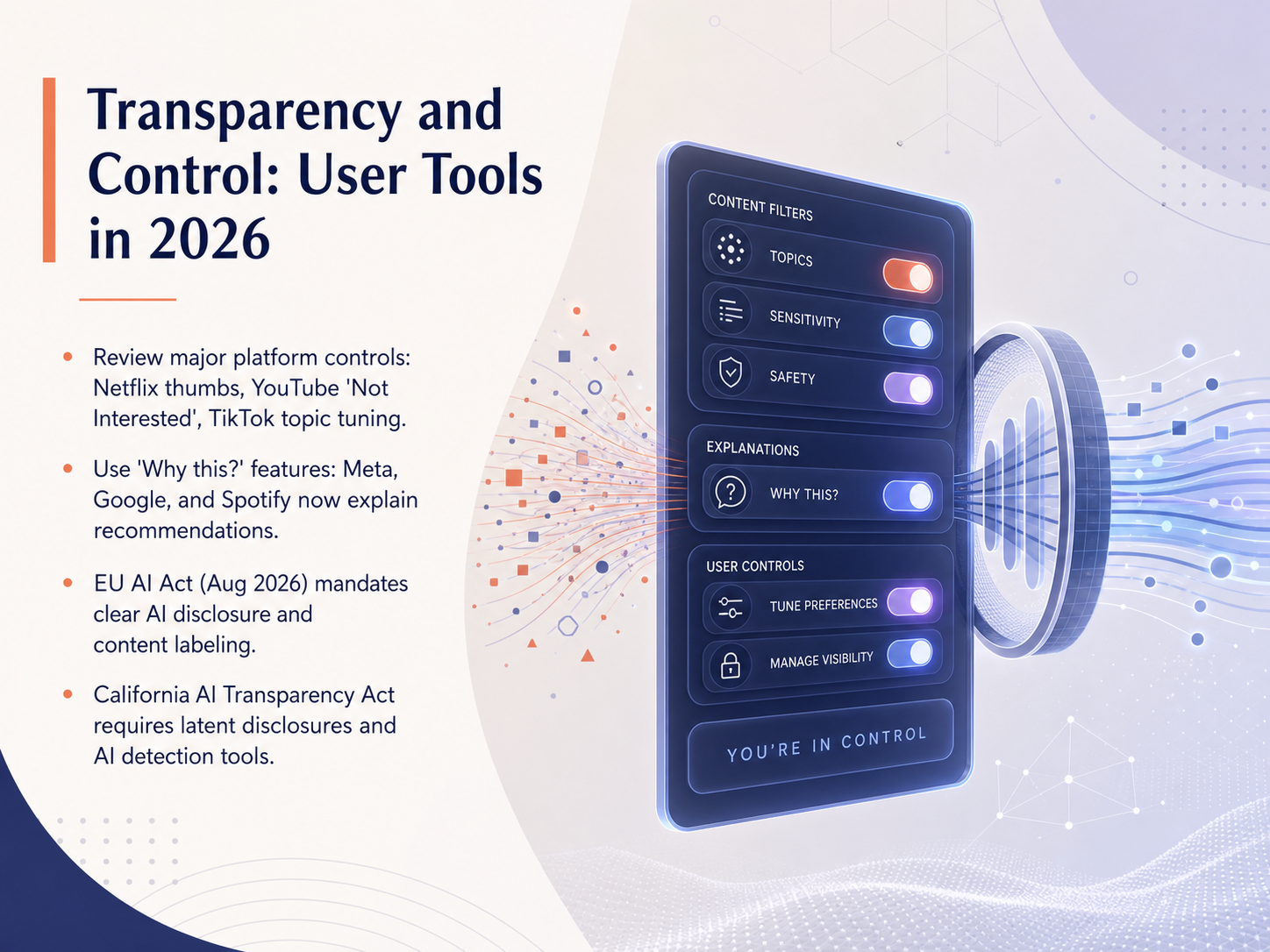 Transparency and Control: User Tools in 2026