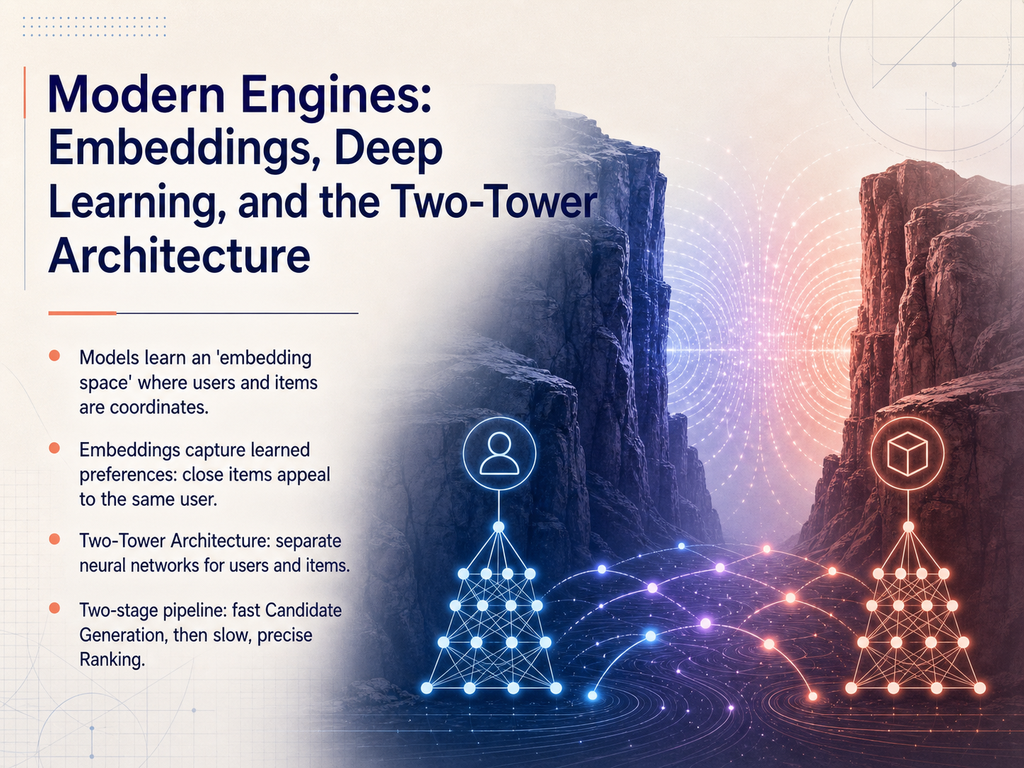 Modern Engines: Embeddings, Deep Learning, and the Two-Tower Architecture