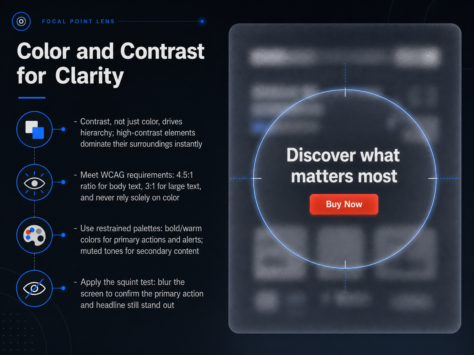 Color and Contrast for Clarity