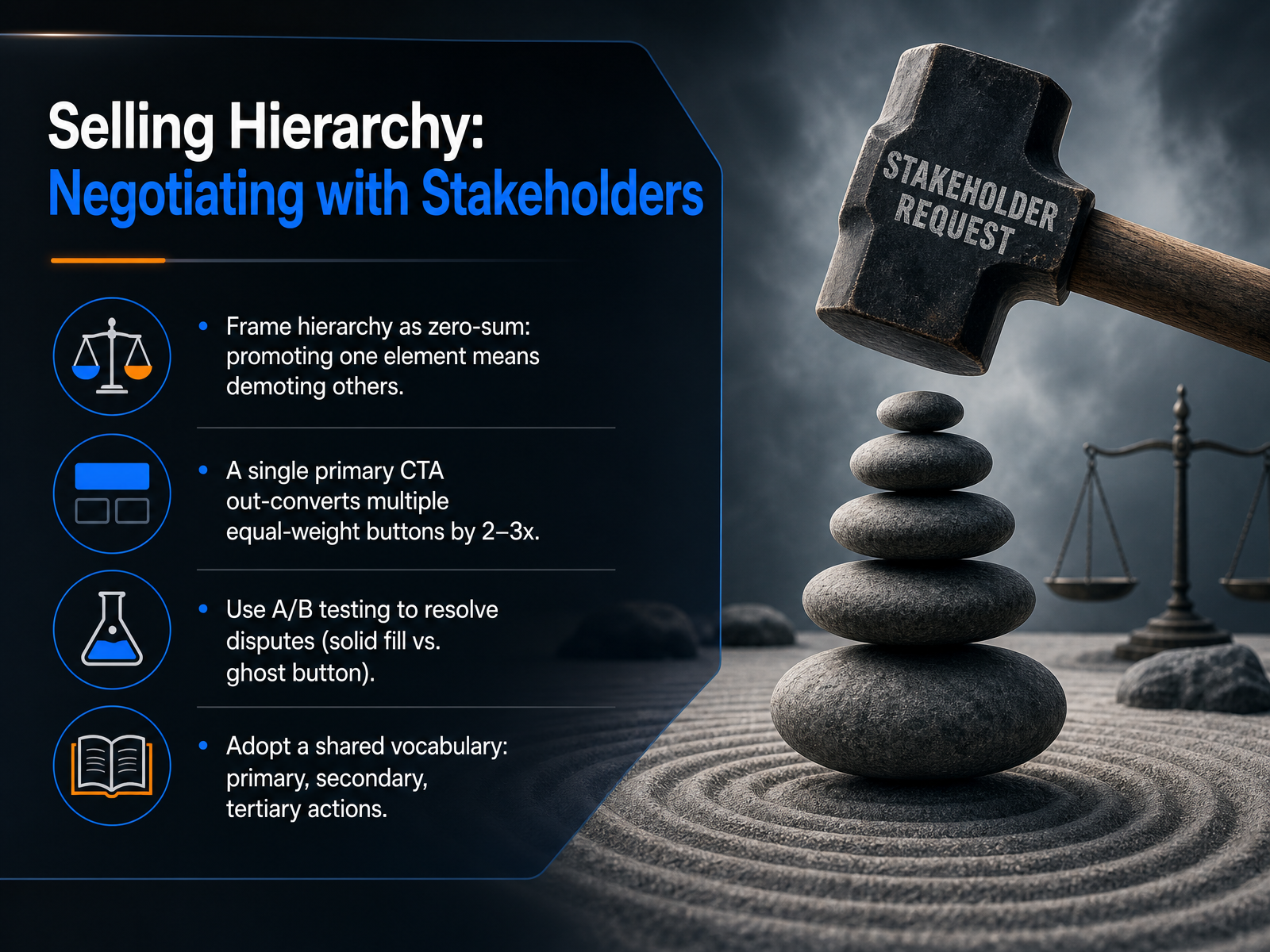 Selling Hierarchy: Negotiating with Stakeholders