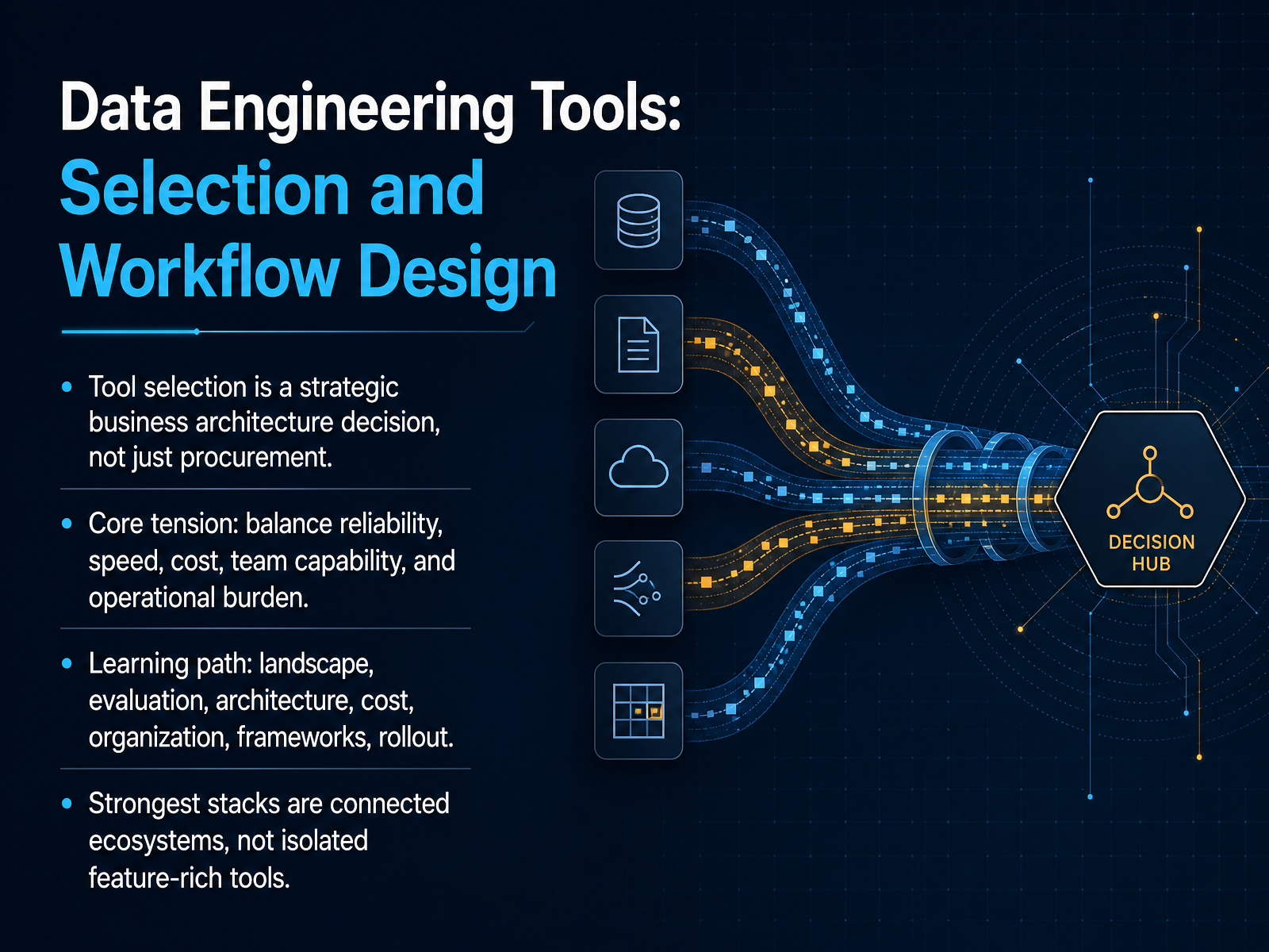 Data Engineering Tool Selection and Workflow Design