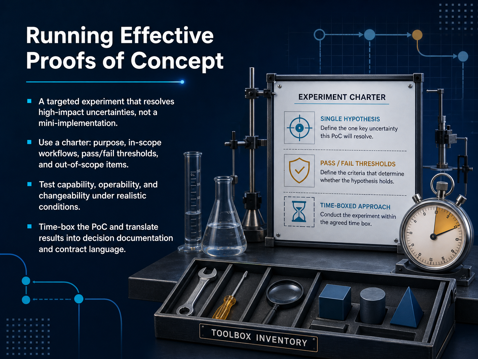 Running Effective Proofs of Concept